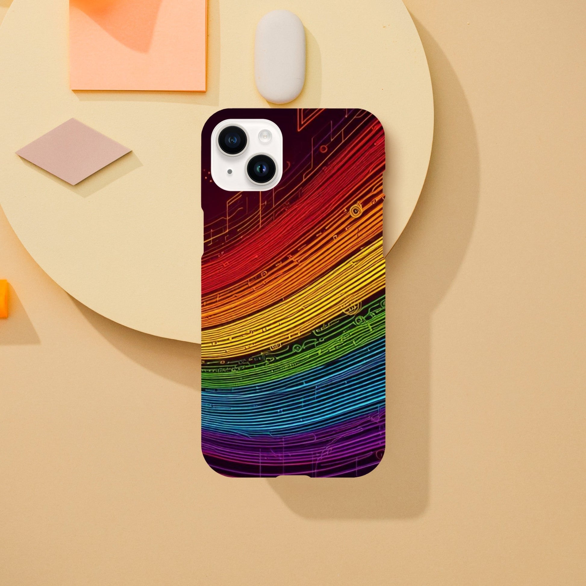 Mobile Phone Case - Pride Strings - IPhone Case - Samsung Case - Clear - Flexi - Bio - Slim - Tough - LGBTQIA+ Mobile Phone Cases