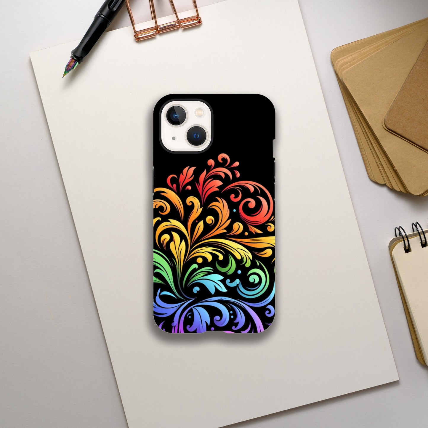 Mobile Phone Case - Pride Ferns- IPhone Case - Samsung Case - Clear - Flexi - Bio - Slim - Tough - LGBTQIA+ Mobile Phone Cases