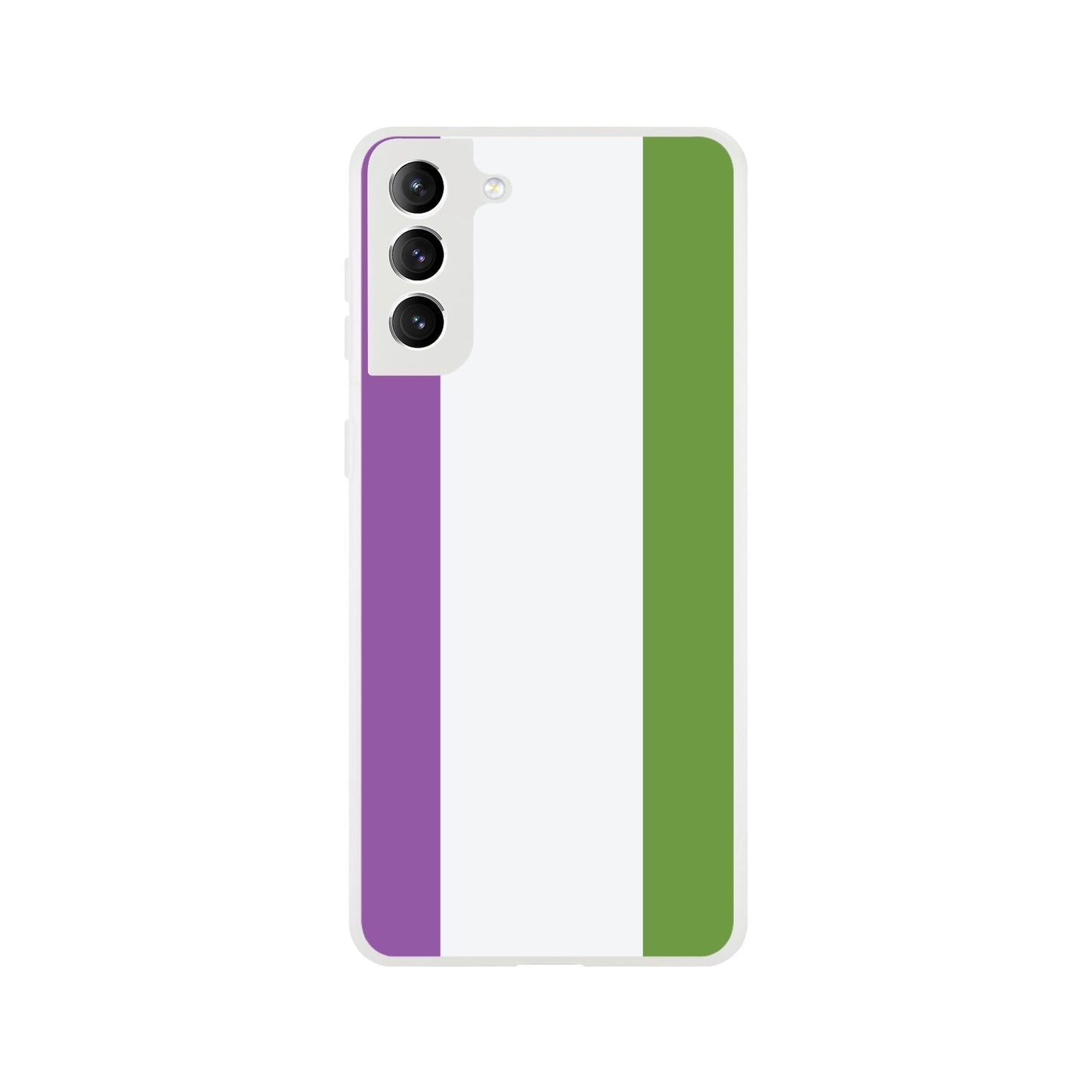 Mobile Phone Case - Genderqueer Pride Flag Flexi Phone Case - LGBTQIA+ Queer