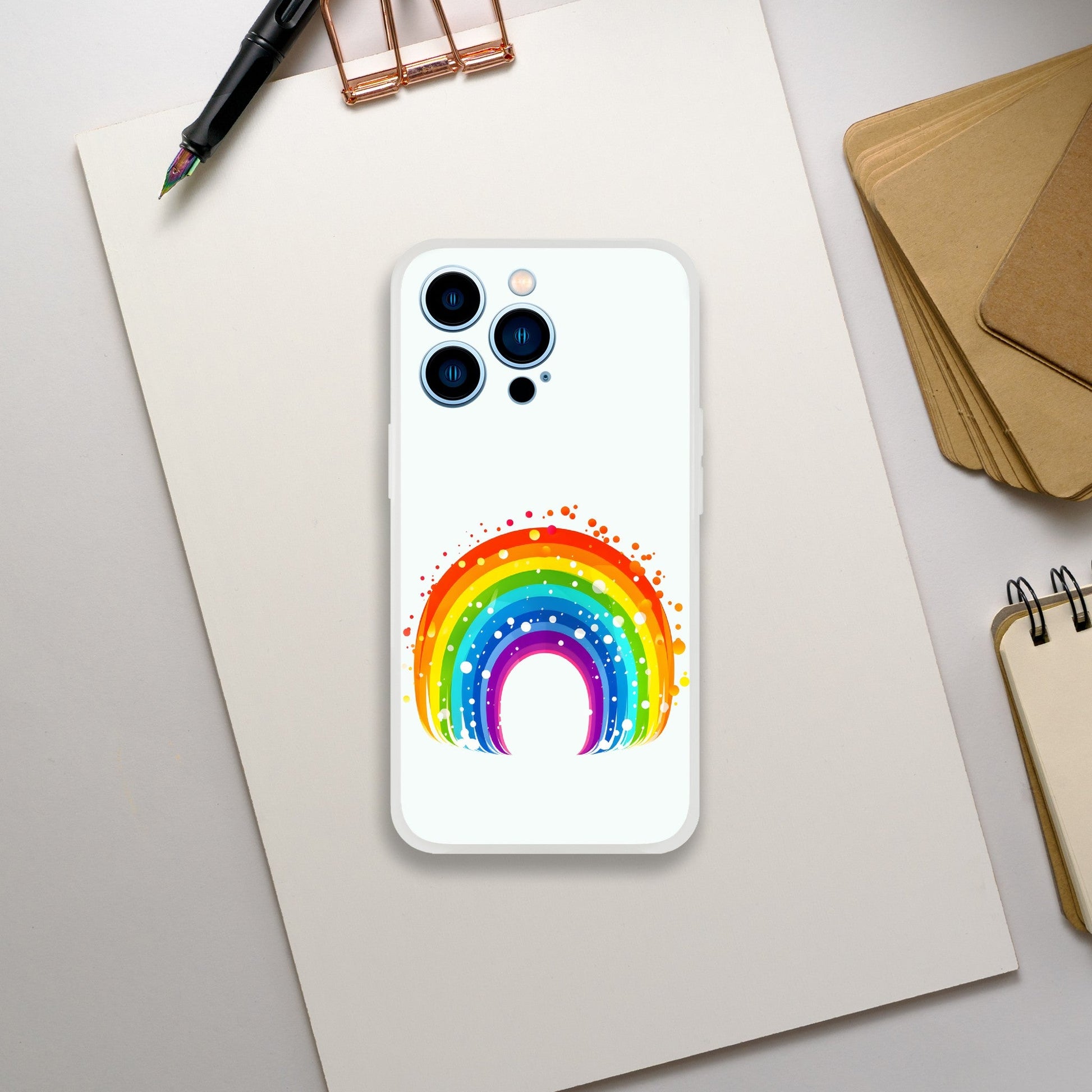 Mobile Phone Case - Fruity Rainbow Pride Flexi Phone Case - LGBTQIA+ Queer