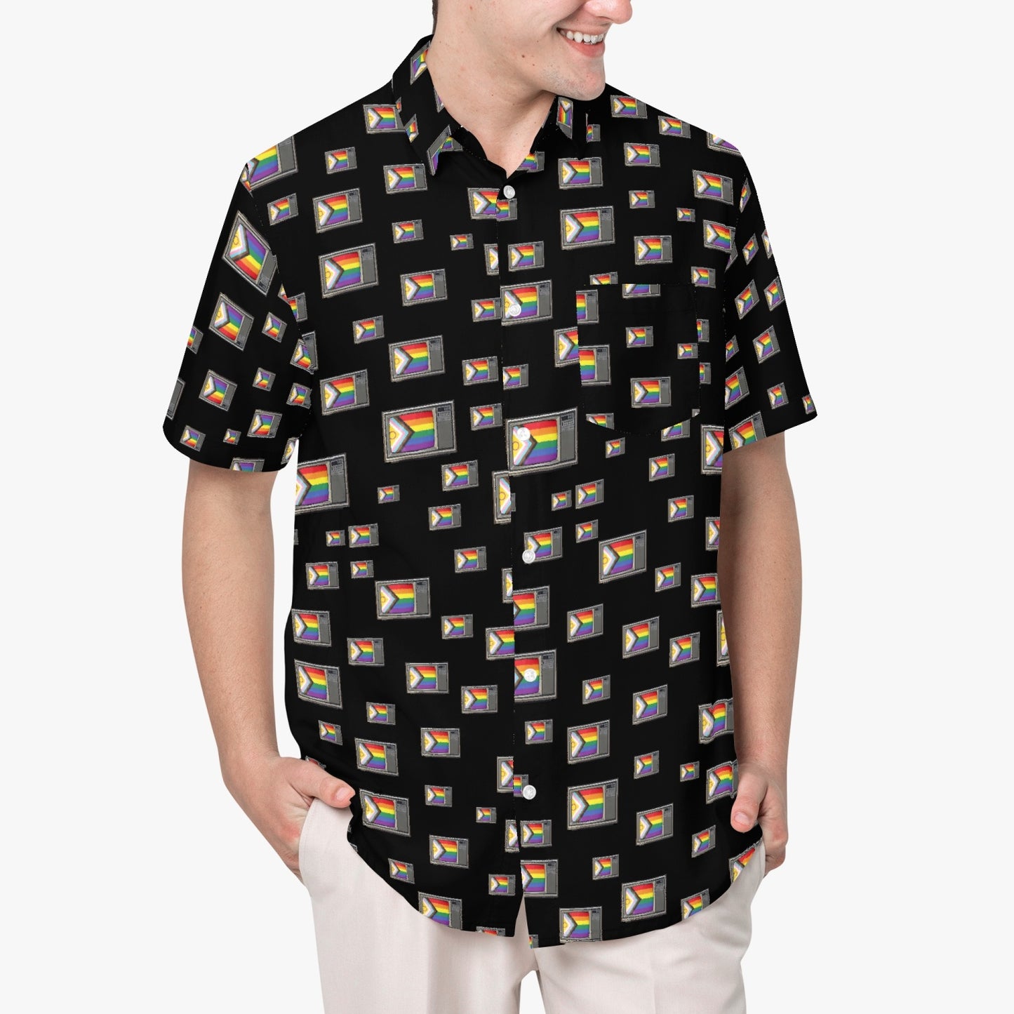 LGBTQIA+ Queer Pride TV Hawaiian Shirt