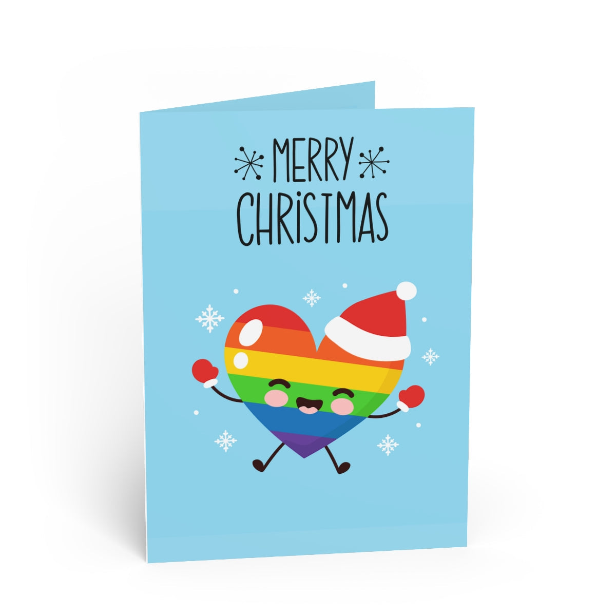 Greeting Card - Sweet Blue Christmas Greeting Card