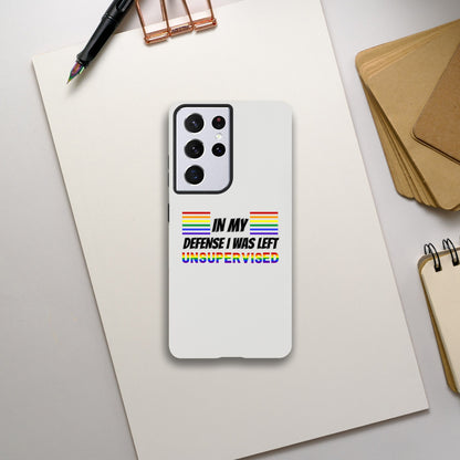 Phone Case - In My Defence - IPhone Case - Samsung Case - Clear - Flexi - Bio - Slim - Tough - LGBTQIA+ Mobile Phone Cases