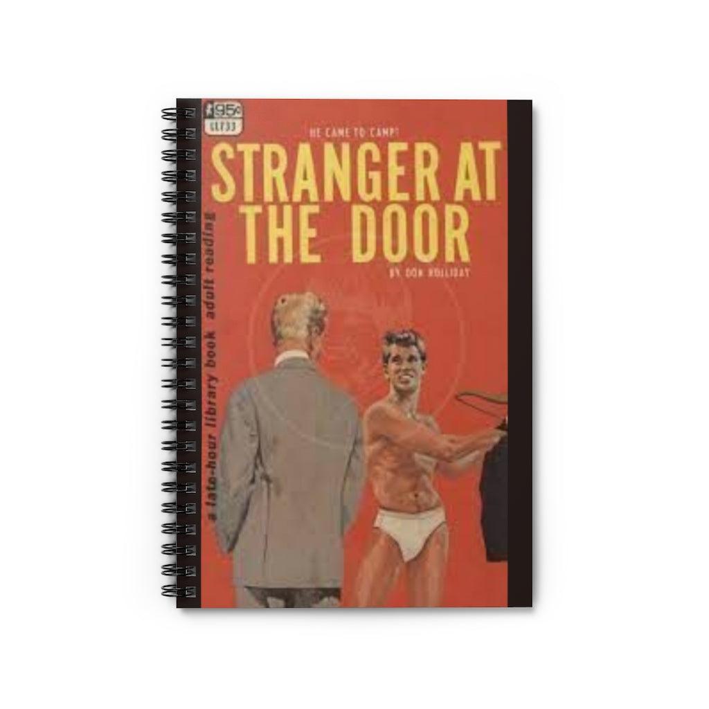 Notebooks - Stranger At The Door  - Spiral Ruled Line Notebook