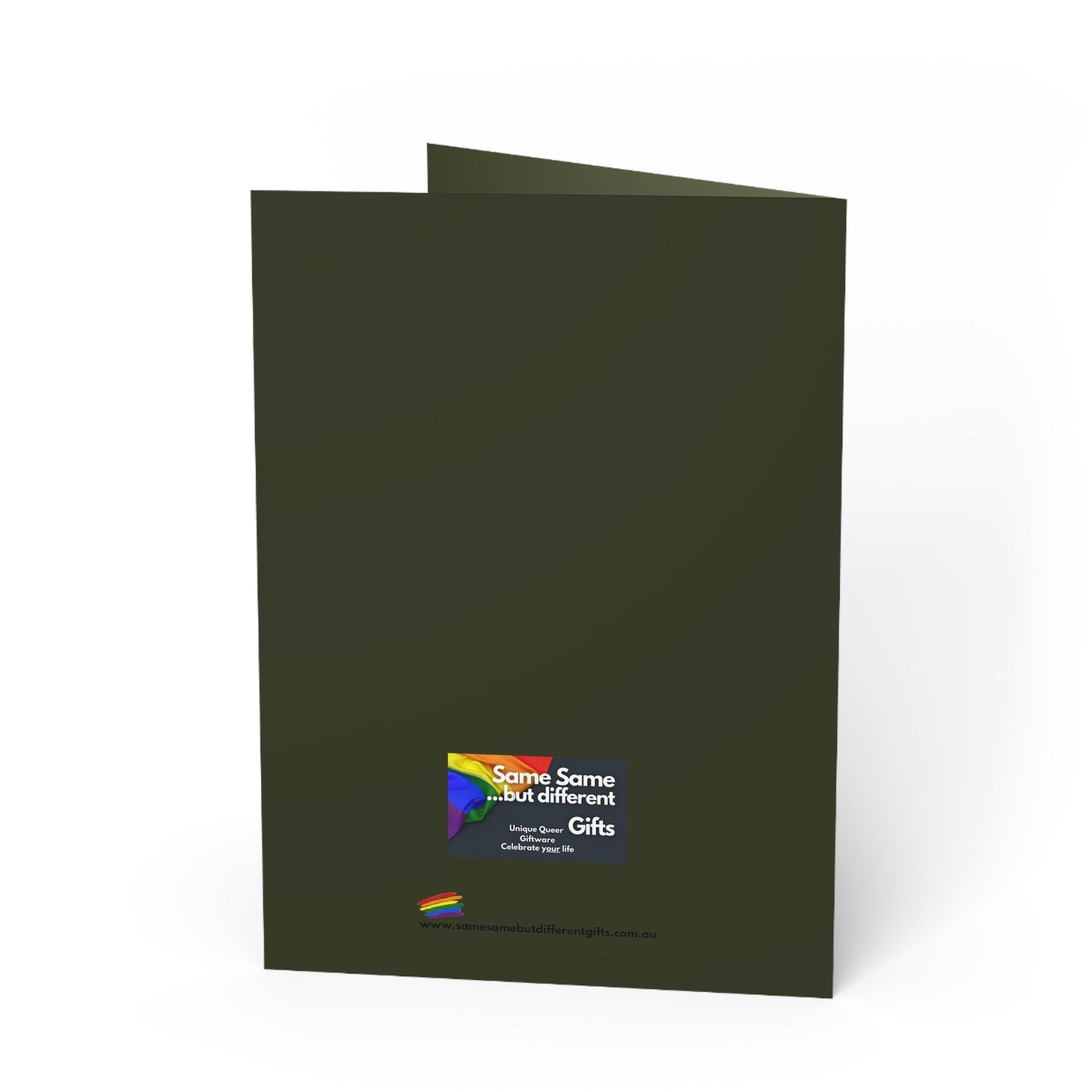 Blank Greeting Card - In Plain Sight - LGBTQIA+ Queer Pride Blank Greeting Card