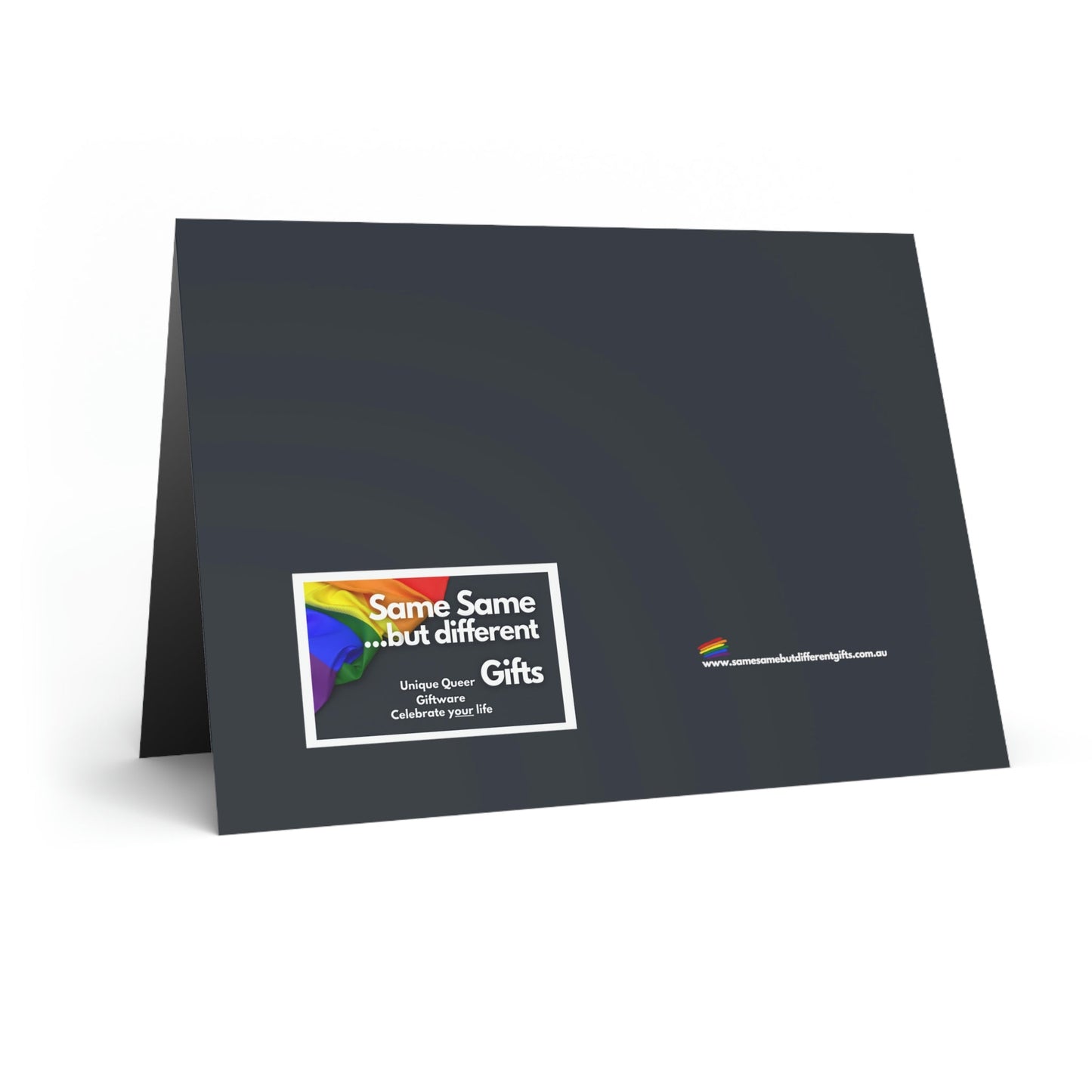 Blank Greeting Card - Rural Rider - LGBTQIA+ Queer Pride Blank Greeting Card