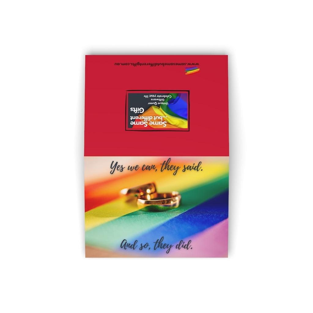 Greeting Card - Yes We Can Greeting Card - LGBTQIA+ Queer