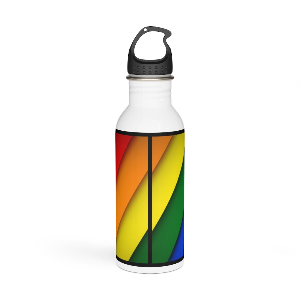 Drink Bottle - Rainbow Twist Water Bottle