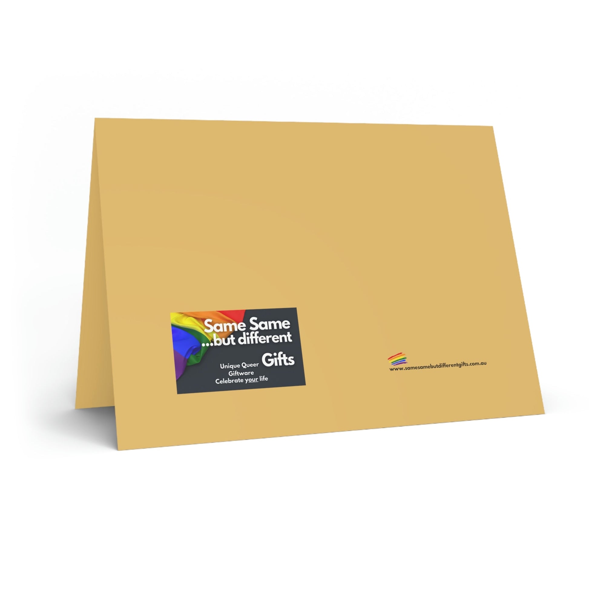 Blank Greeting Card - The Present - LGBTQIA+ Queer Pride Blank Greeting Card