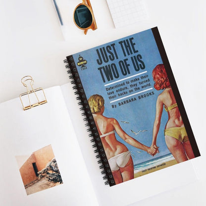 Notebooks - Just The Two Of Us  - Spiral Ruled Line Notebook