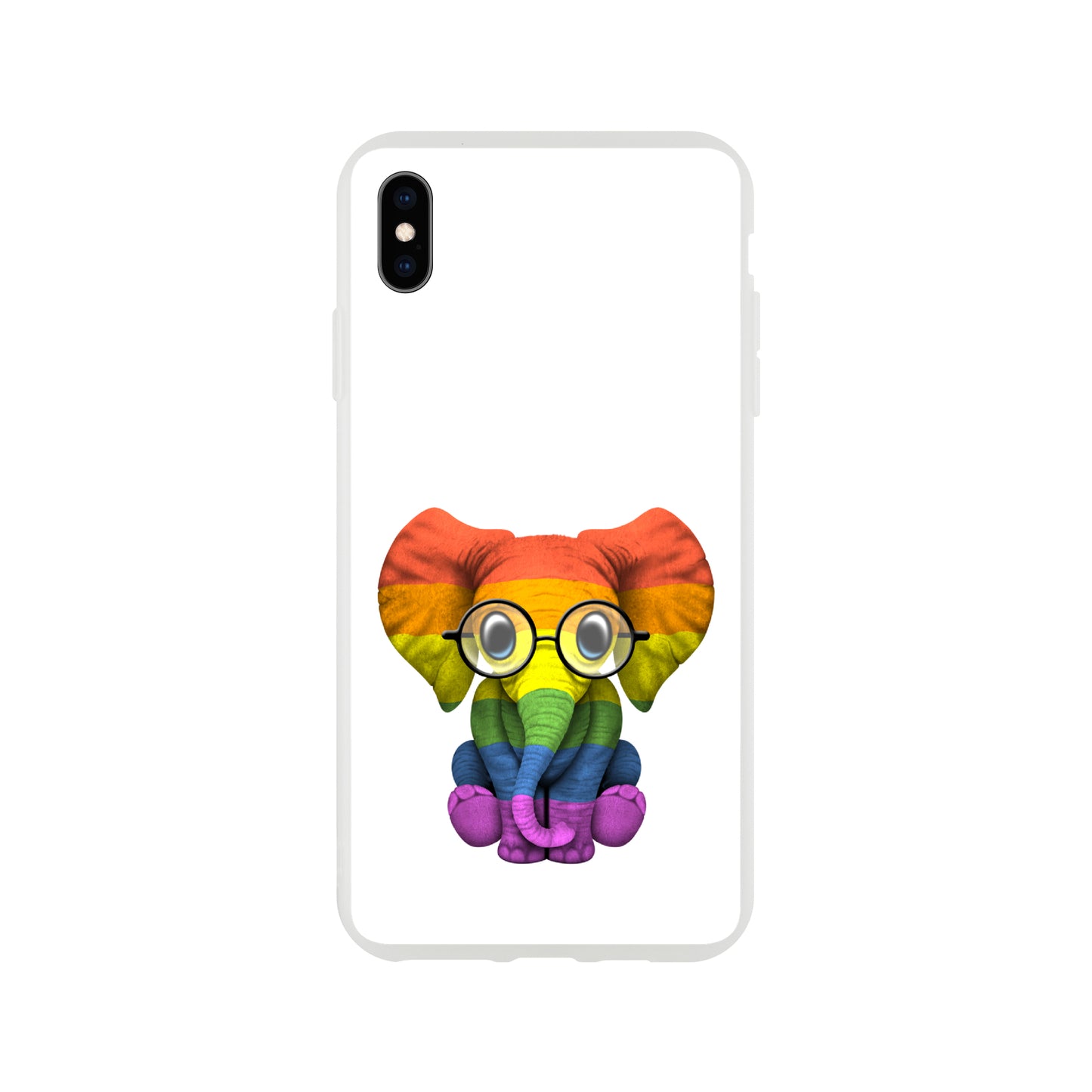 Mobile Phone Case - Baby Pride Elephant Flexi Phone Case