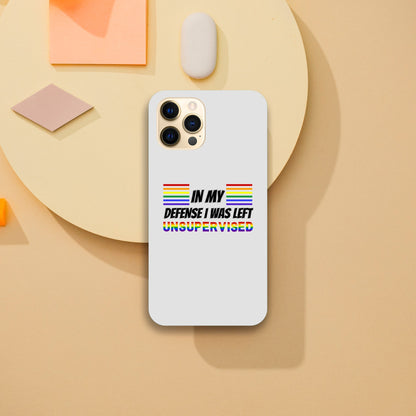 Phone Case - In My Defence - IPhone Case - Samsung Case - Clear - Flexi - Bio - Slim - Tough - LGBTQIA+ Mobile Phone Cases