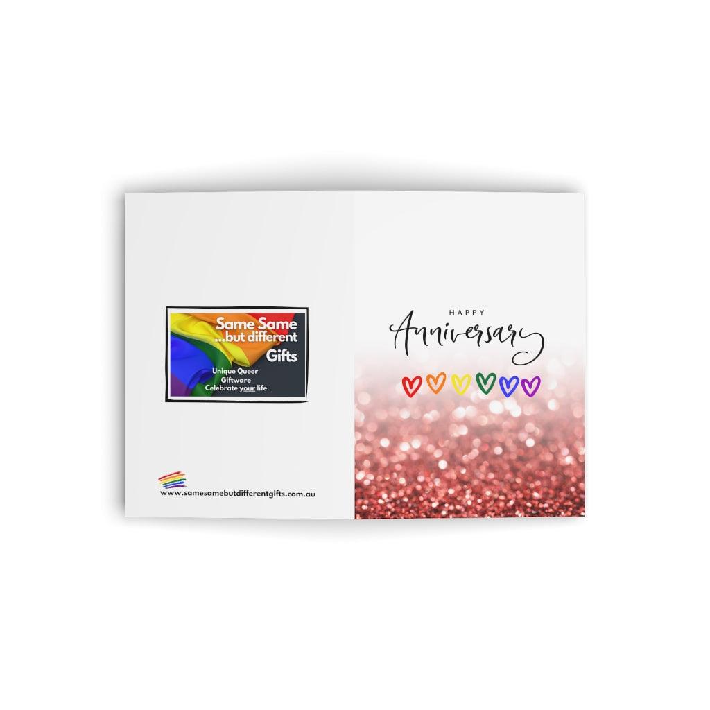 Greeting Card - LGBTQIA+ Perfect Anniversary Greeting  Card