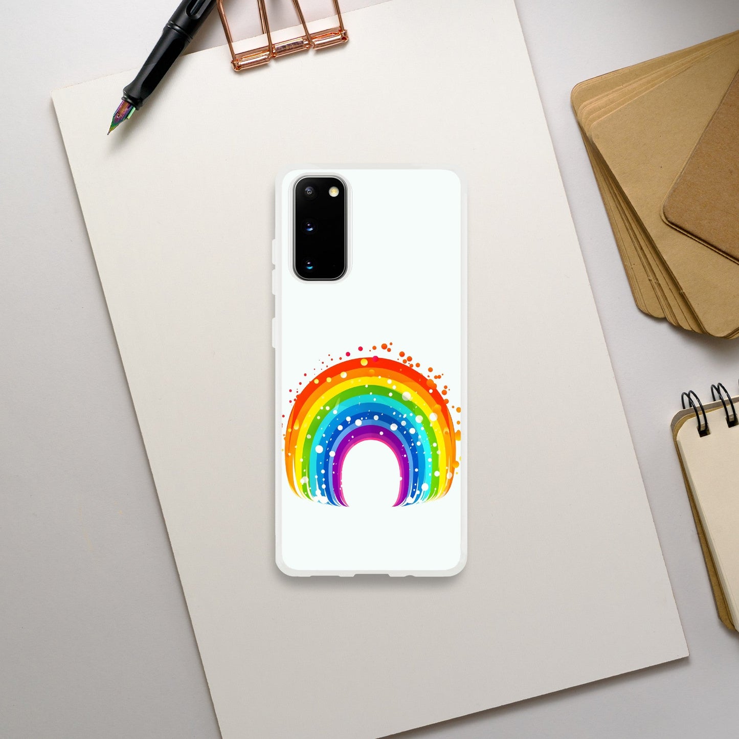 Mobile Phone Case - Fruity Rainbow Pride Flexi Phone Case - LGBTQIA+ Queer