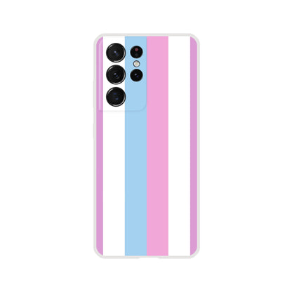 Mobile Phone Case - Bi-Gender Pride Flag Flexi Phone Case - LGBTQIA+ Queer