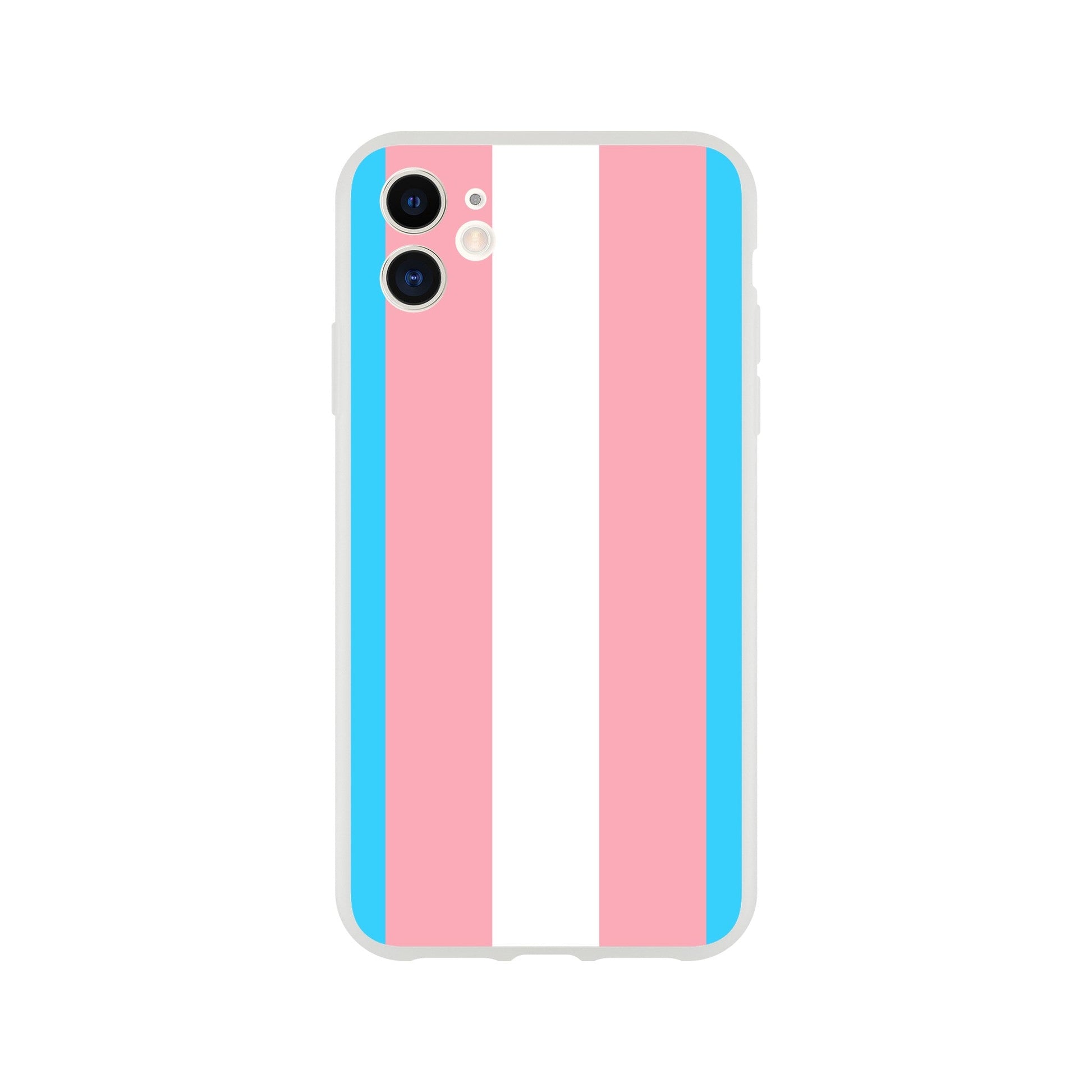 Mobile Phone Case - Trans Pride Flag Flexi Phone Case - LGBTQIA+ Queer