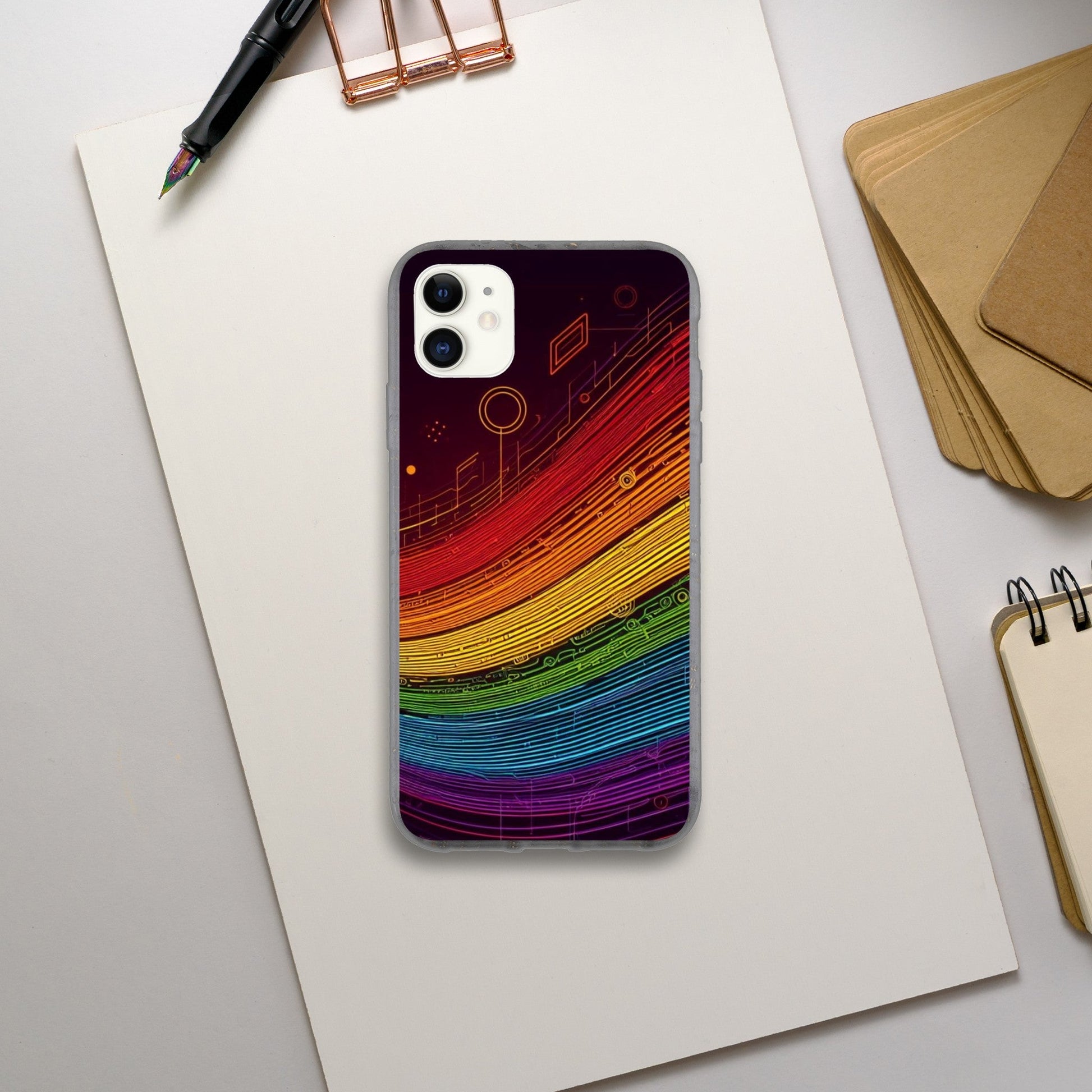 Mobile Phone Case - Pride Strings - IPhone Case - Samsung Case - Clear - Flexi - Bio - Slim - Tough - LGBTQIA+ Mobile Phone Cases