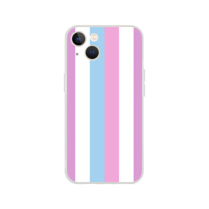 Mobile Phone Case - Bi-Gender Pride Flag Flexi Phone Case - LGBTQIA+ Queer