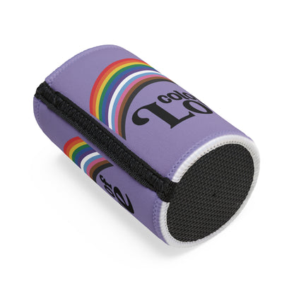 LGBTQIA+ Queer Colors of Love Stubby Cooler