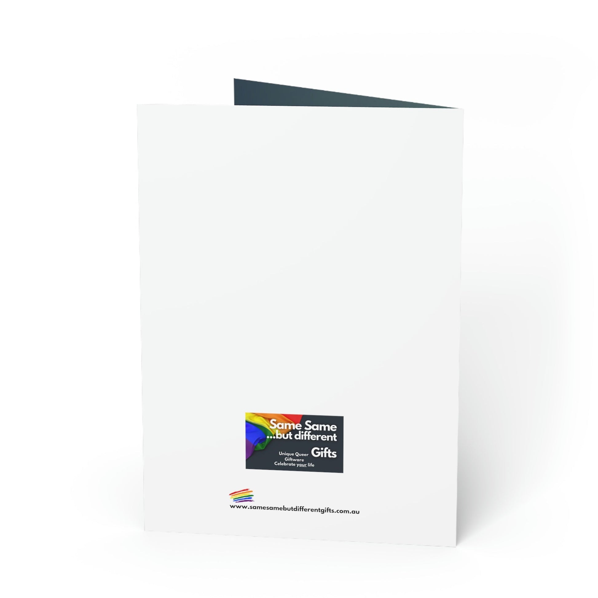 Blank Greeting Card - Against The World - LGBTQIA+ Queer Pride Blank Greeting Card