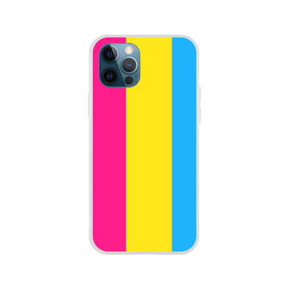 Mobile Phone Case - Pan Pride Flag Flexi Phone Case - LGBTQIA+ Queer