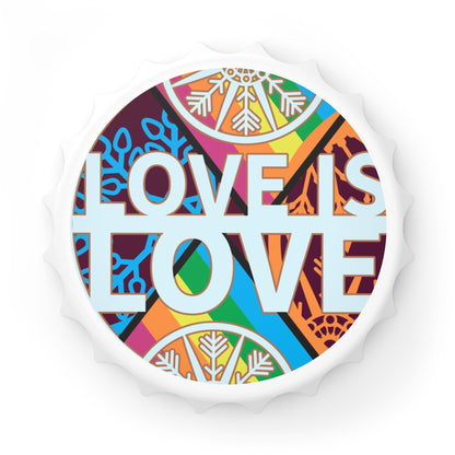 Kitchen Accessories - Love Is Love Festive Bottle Opener