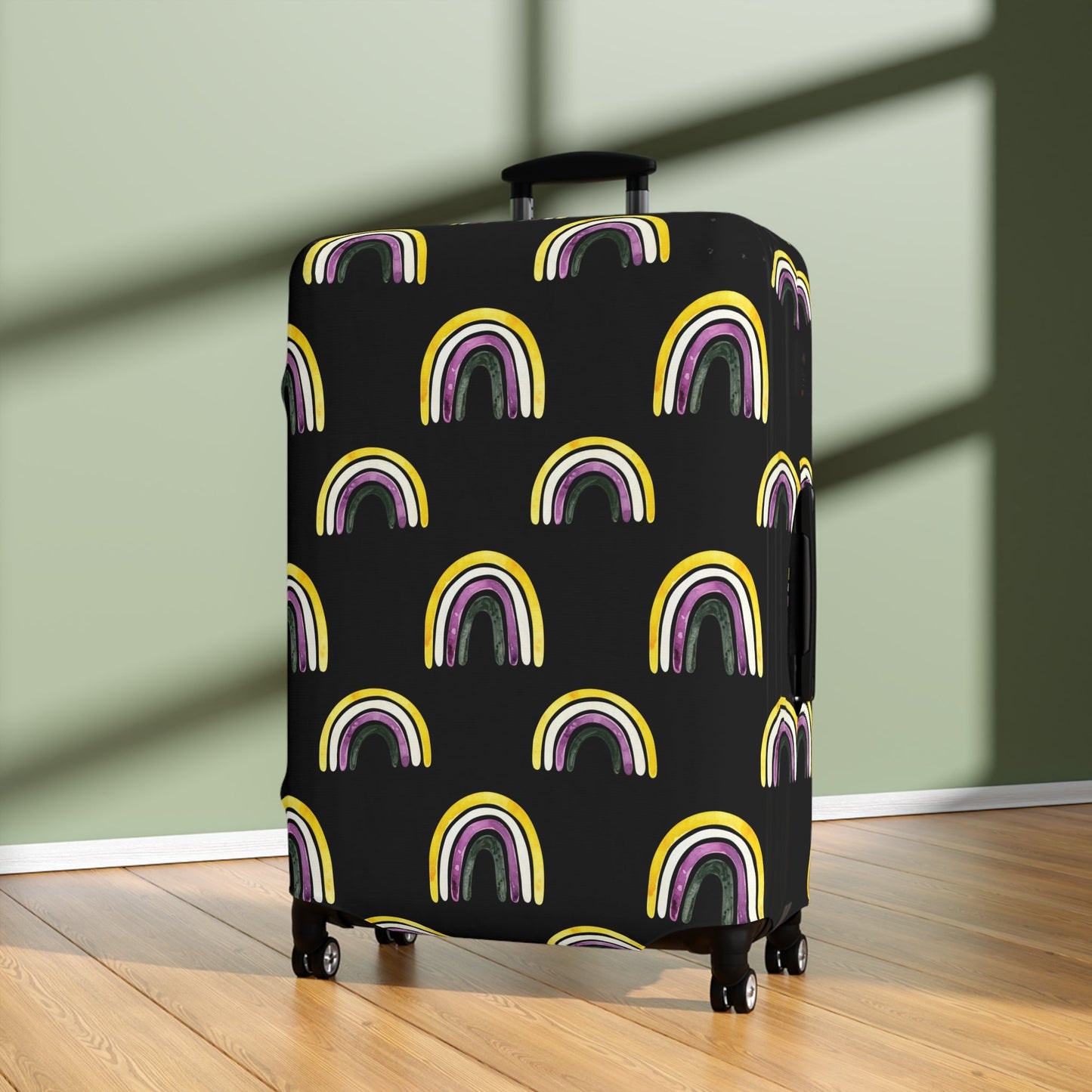 Accessories - Enby Rainbow Luggage Cover