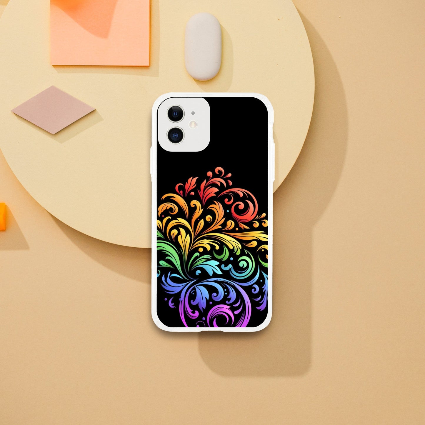 Mobile Phone Case - Pride Ferns- IPhone Case - Samsung Case - Clear - Flexi - Bio - Slim - Tough - LGBTQIA+ Mobile Phone Cases