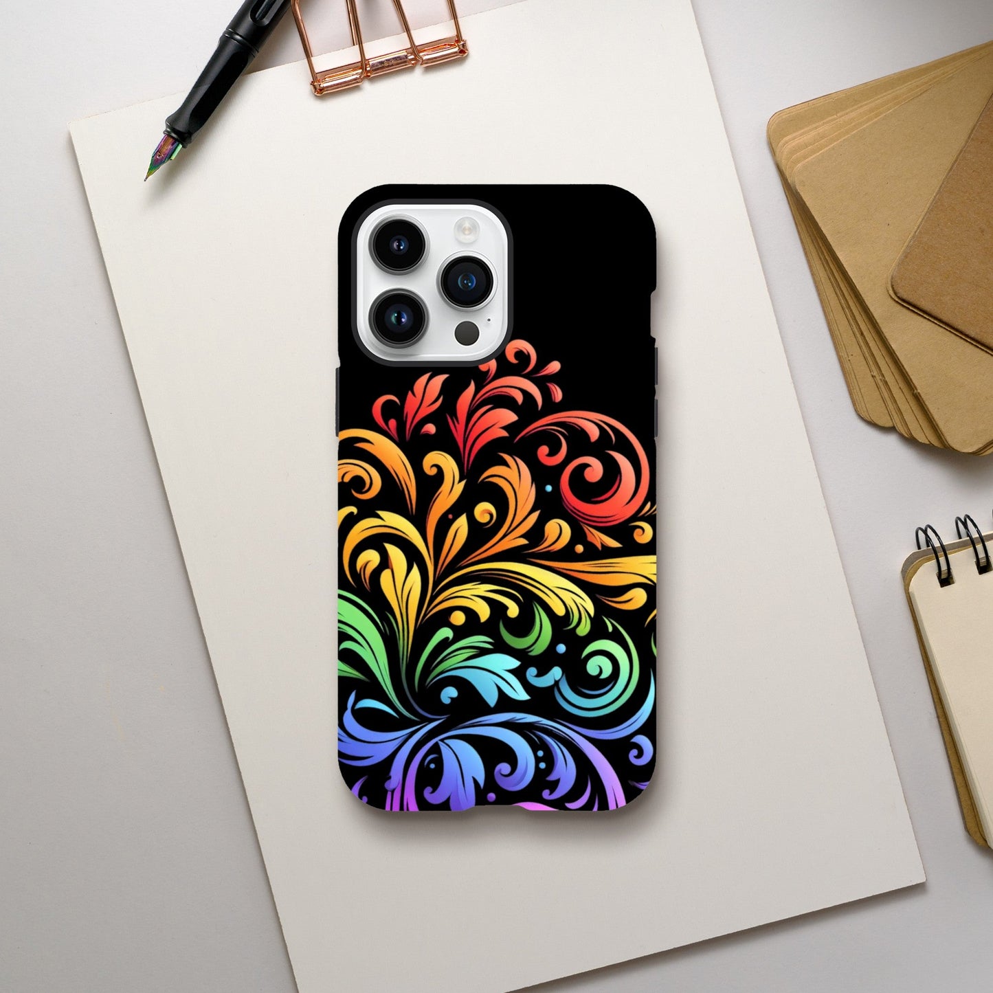 Mobile Phone Case - Pride Ferns- IPhone Case - Samsung Case - Clear - Flexi - Bio - Slim - Tough - LGBTQIA+ Mobile Phone Cases