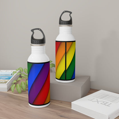 Drink Bottle - Rainbow Twist Water Bottle