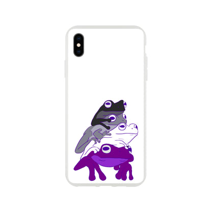 Mobile Phone Case - Asexual Frog Stack Flexi Phone Case