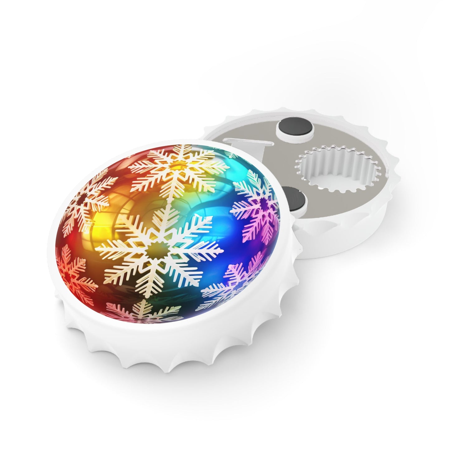 Kitchen Accessories - Merry Snowflakes Festive Bottle Opener