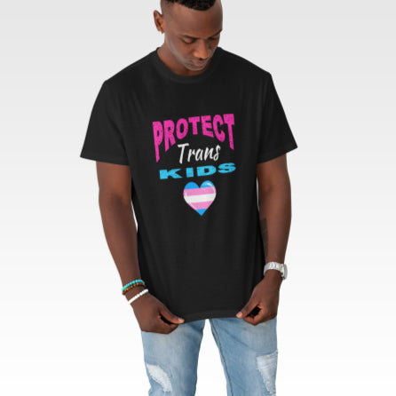 T-Shirt - Protect Trans Kids Heavyweight Crewneck T-shirt