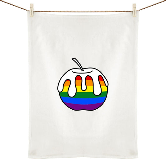 Tea Towel - Fruity Pride - LGBTQIA+ Queers In The Kitchen Tipsy Tea Towels