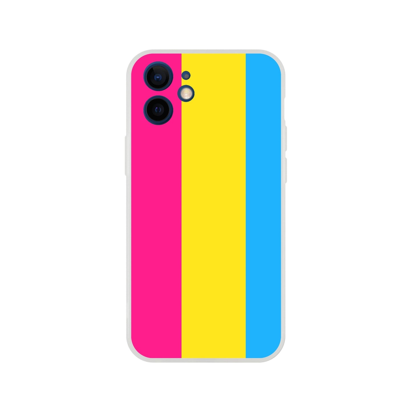 Mobile Phone Case - Pan Pride Flag Flexi Phone Case - LGBTQIA+ Queer