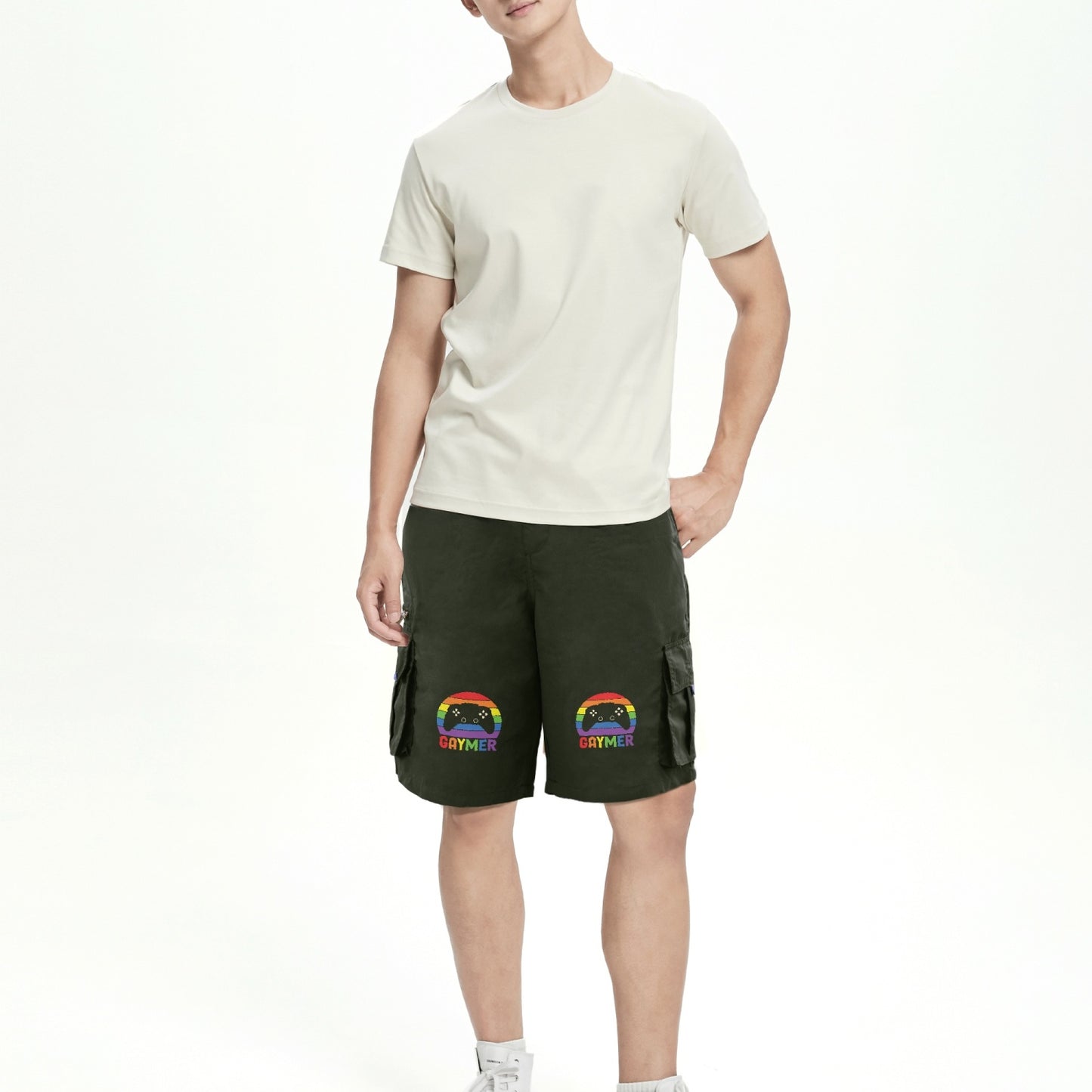 LGBTQIA+ Queer Gaymer Cargo Shorts