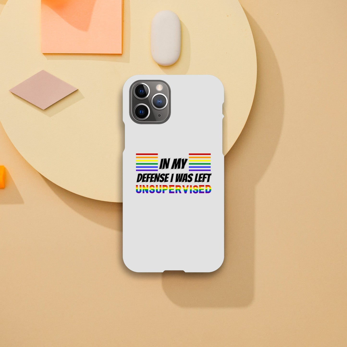 Phone Case - In My Defence - IPhone Case - Samsung Case - Clear - Flexi - Bio - Slim - Tough - LGBTQIA+ Mobile Phone Cases