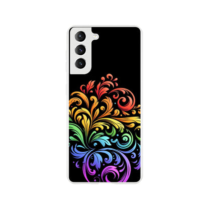 Mobile Phone Case - Pride Ferns- IPhone Case - Samsung Case - Clear - Flexi - Bio - Slim - Tough - LGBTQIA+ Mobile Phone Cases