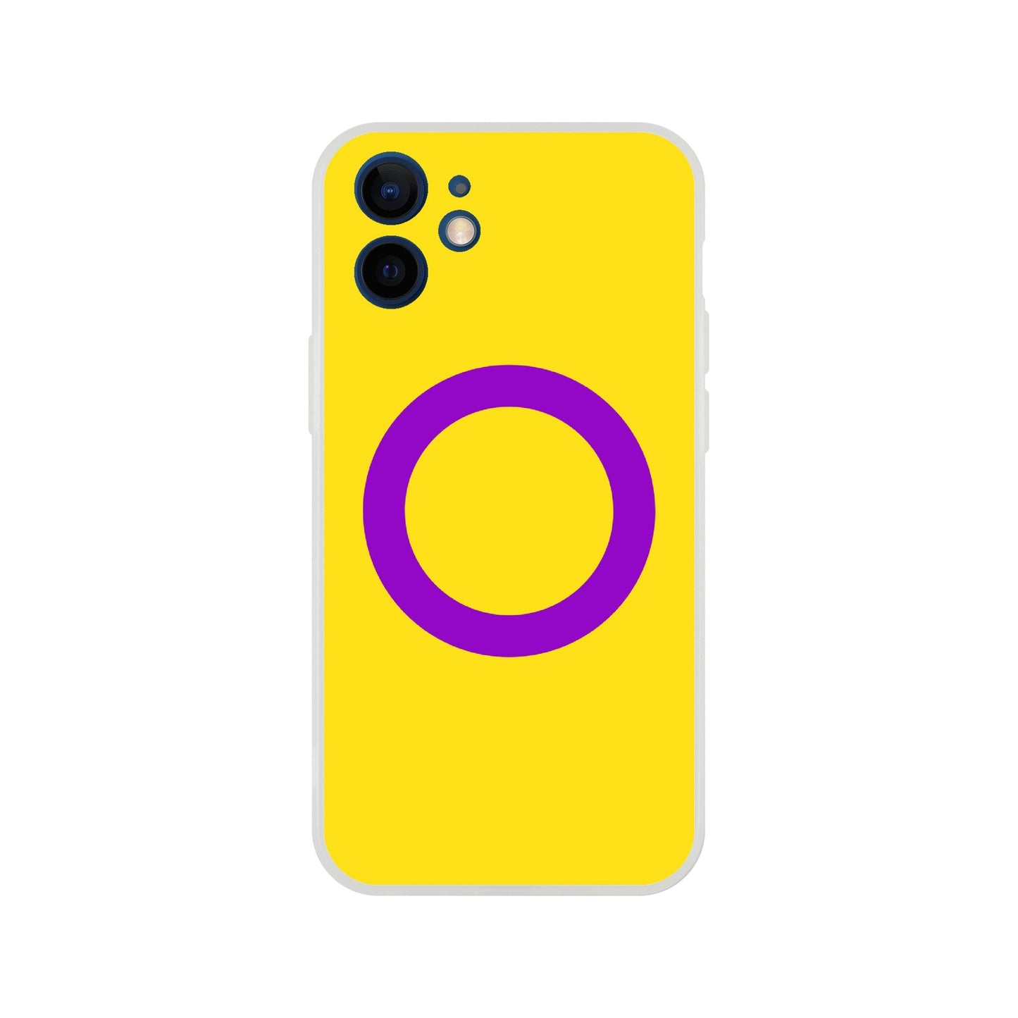 Mobile Phone Case - Intersex Pride Flag Flexi Phone Case - LGBTQIA+ Queer