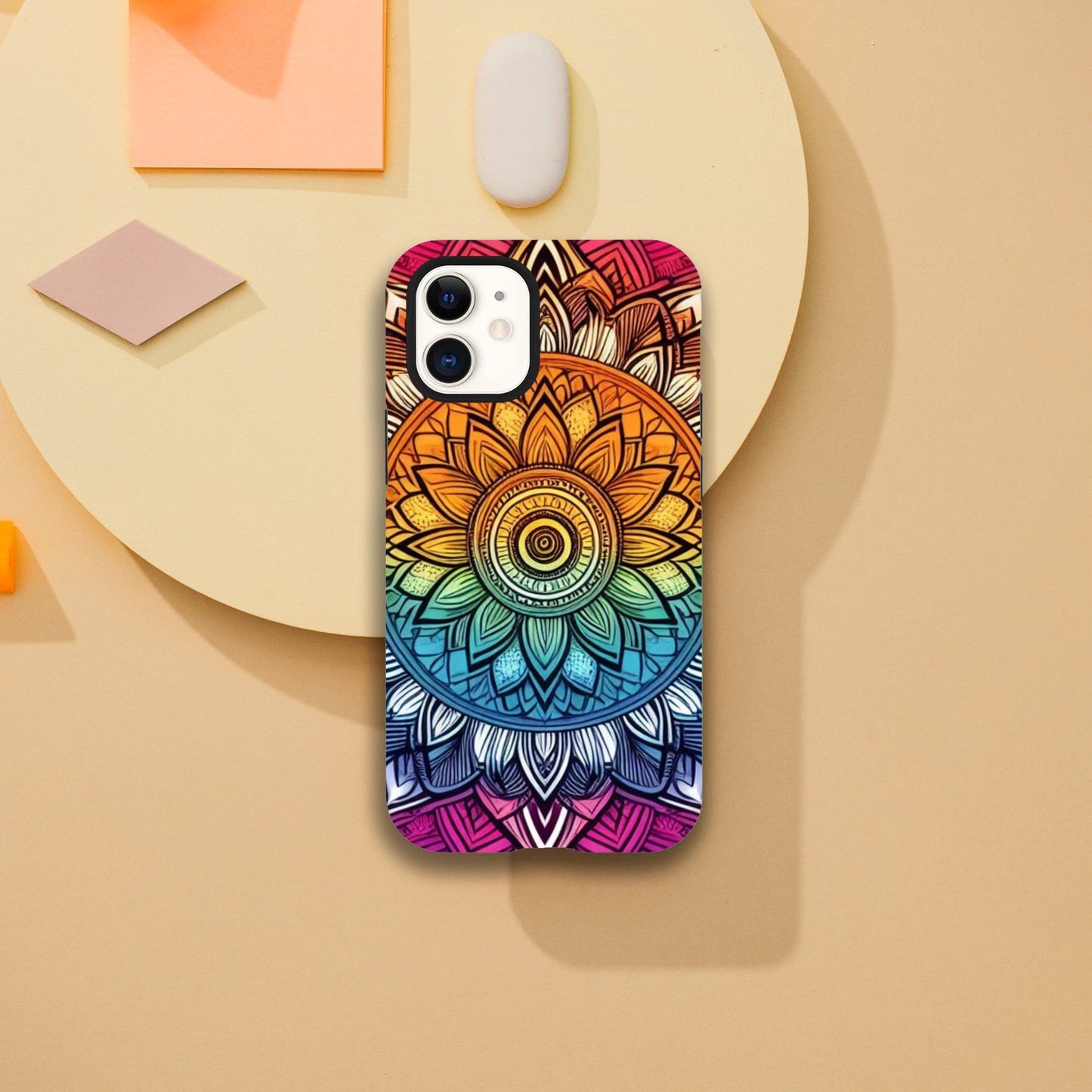 Mobile Phone Cases - Tribal Pride Drum - IPhone Case - Samsung Case - Clear - Flexi - Bio - Slim - Tough - LGBTQIA+ Mobile Phone Cases