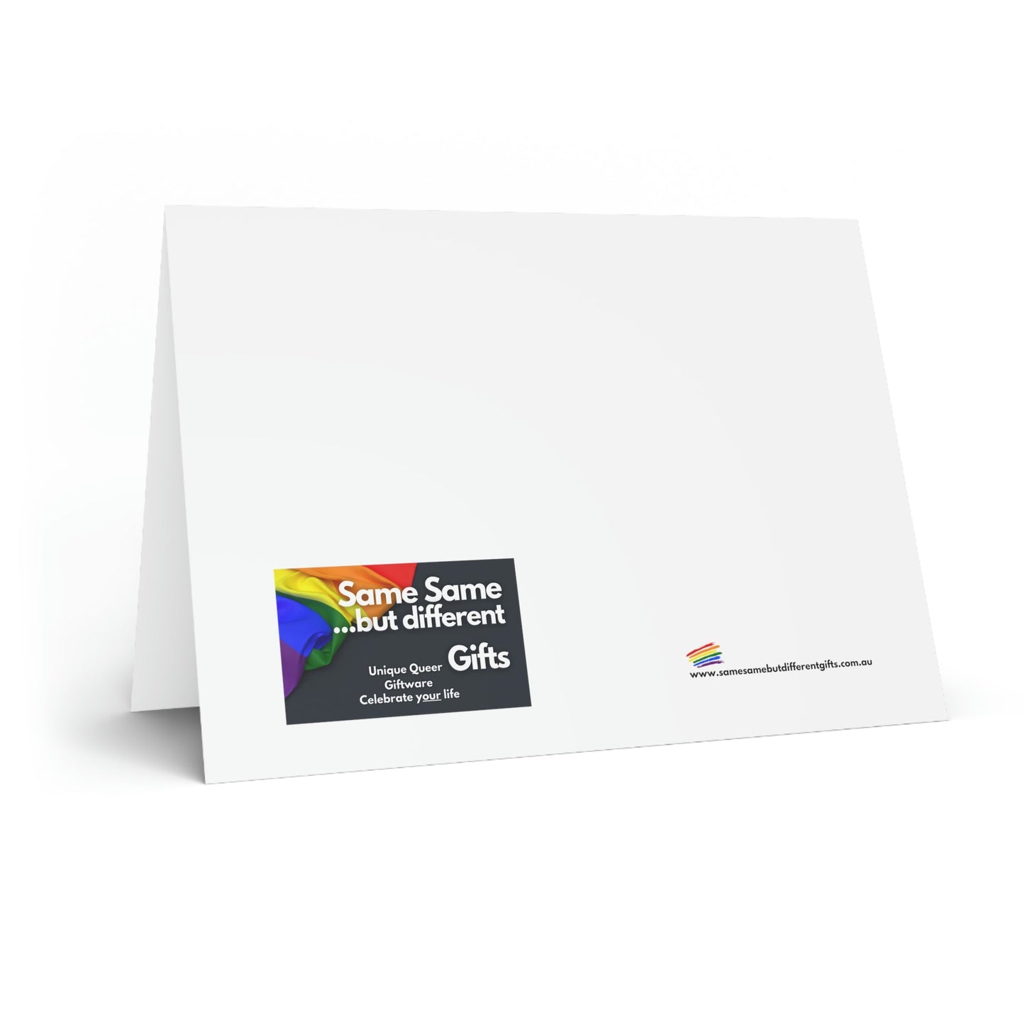 Blank Greeting Card - Pride Stones - LGBTQIA+ Queer Pride Blank Greeting Card