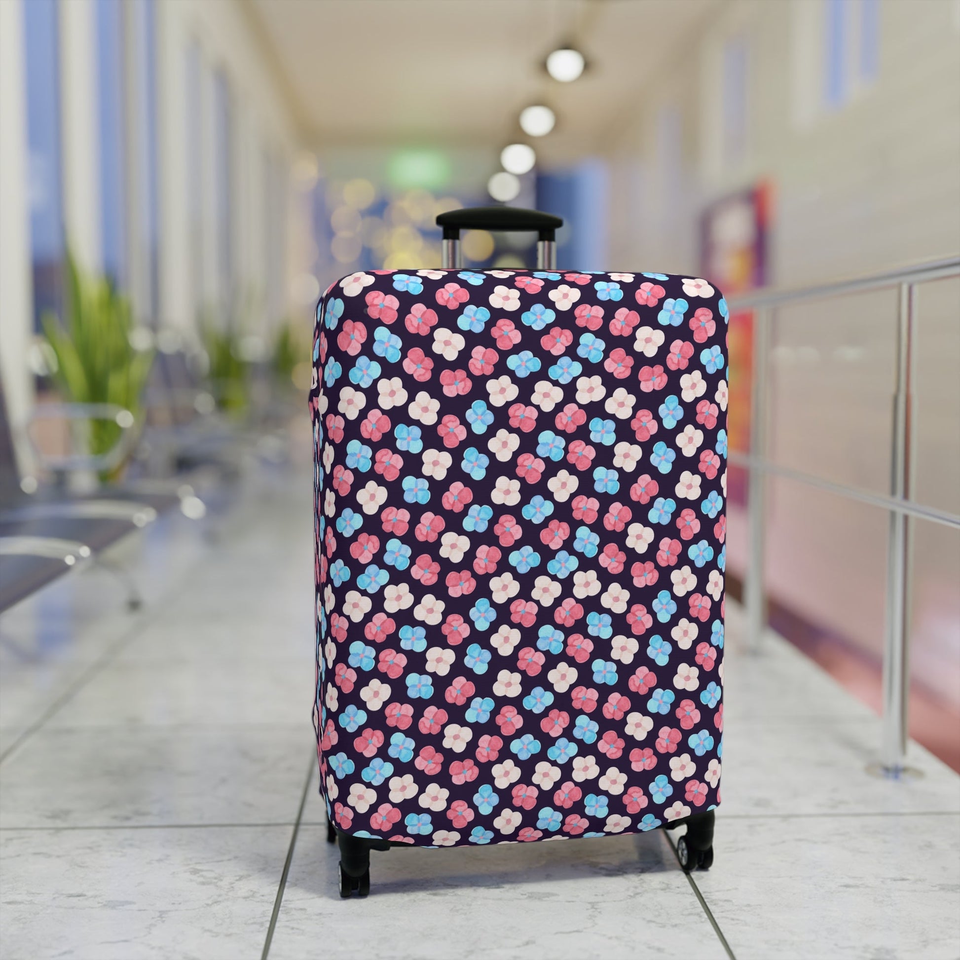 Accessories - Trans Pride Flower Luggage Cover