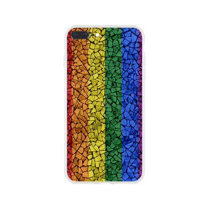 Mobile Phone Case - Pride Crackle Flexi Phone Case