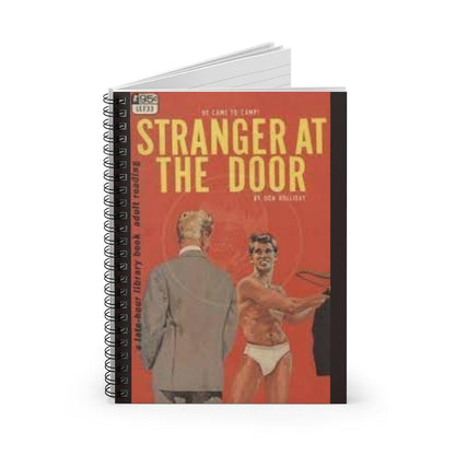 Notebooks - Stranger At The Door  - Spiral Ruled Line Notebook