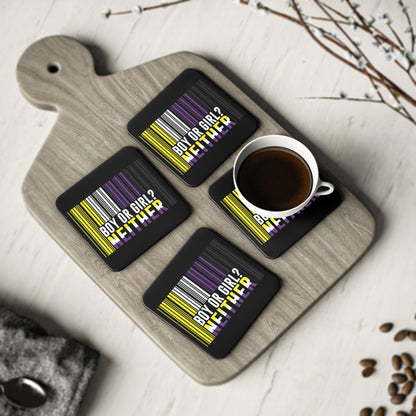 Coasters - Enby Non-Binary Pride Coaster Set