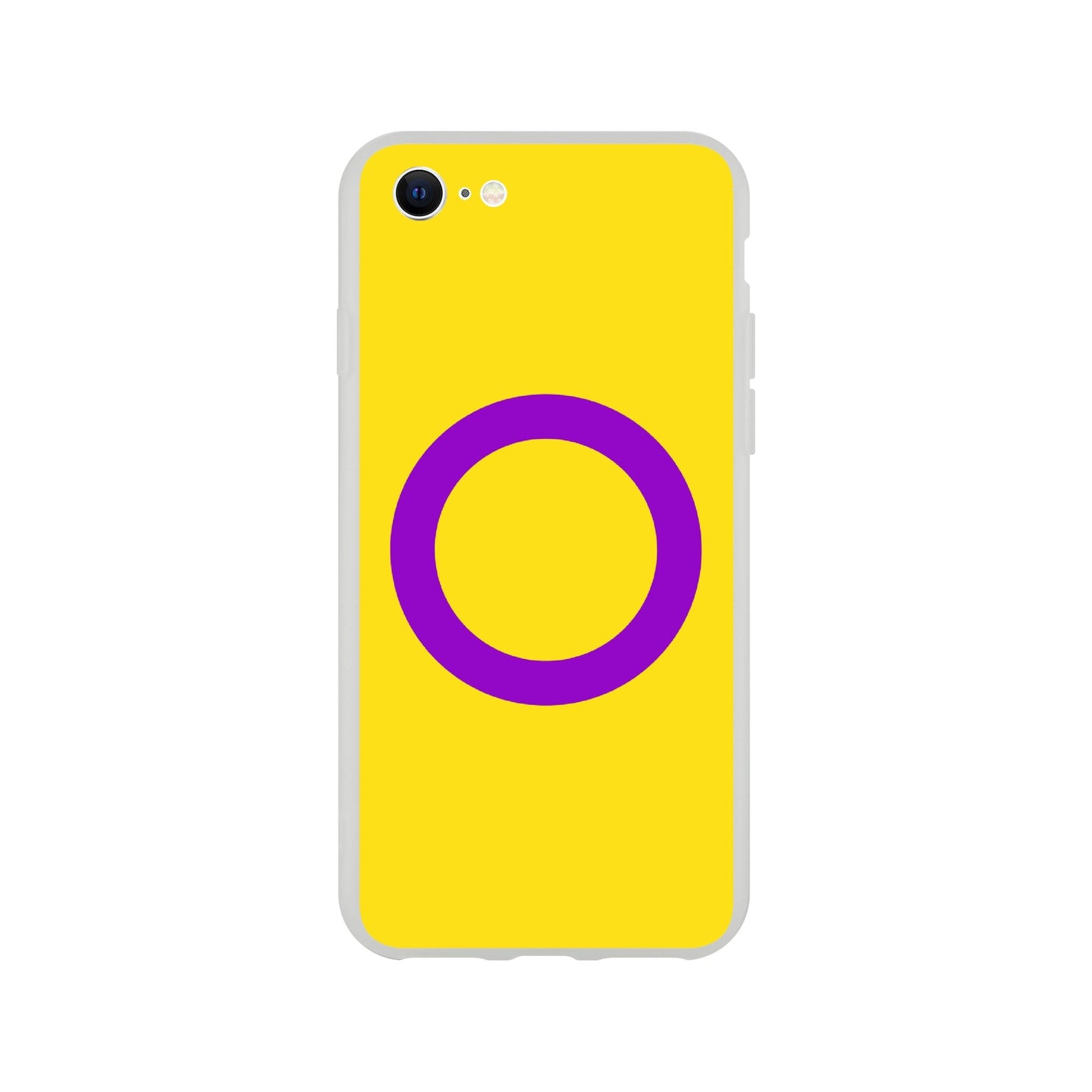 Mobile Phone Case - Intersex Pride Flag Flexi Phone Case - LGBTQIA+ Queer