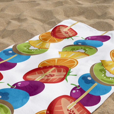 LGBTQIA+ Queer Let's Get Fruity Beach Towel