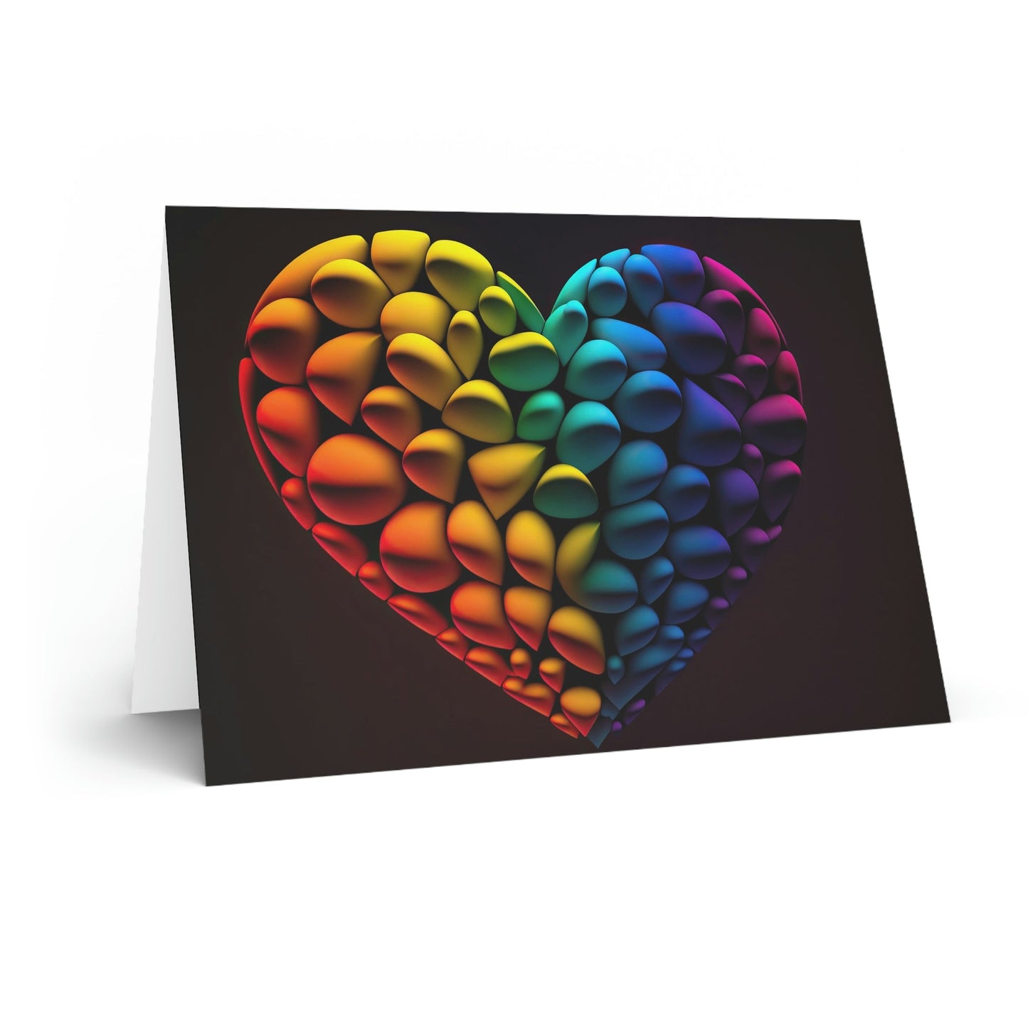 Paper Products - Pride Popping Pieces  - LGBTQIA+ Queer Pride Blank Greeting Card