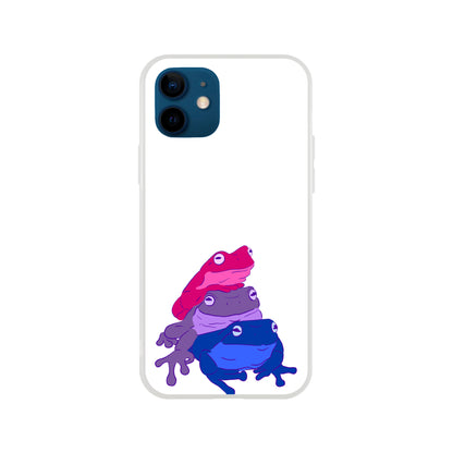 Mobile Phone Case - Bisexual Frog Stack Flexi Phone Case