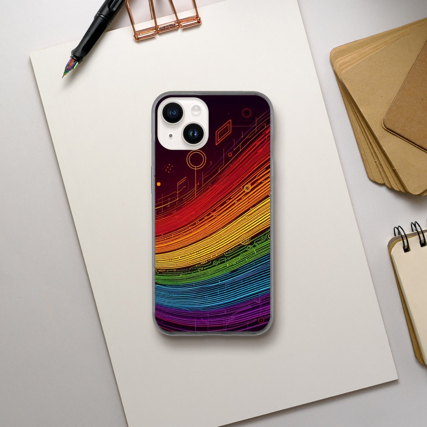 Mobile Phone Case - Pride Strings - IPhone Case - Samsung Case - Clear - Flexi - Bio - Slim - Tough - LGBTQIA+ Mobile Phone Cases